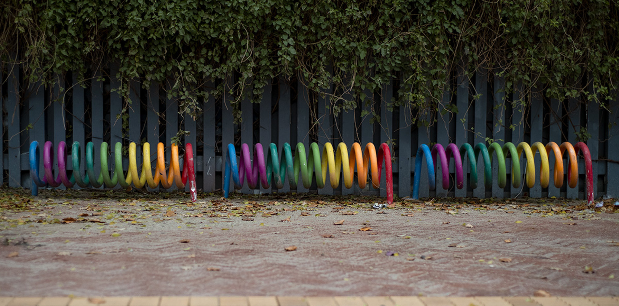 Farver i skolegården Fotograf: Katrine Catalan